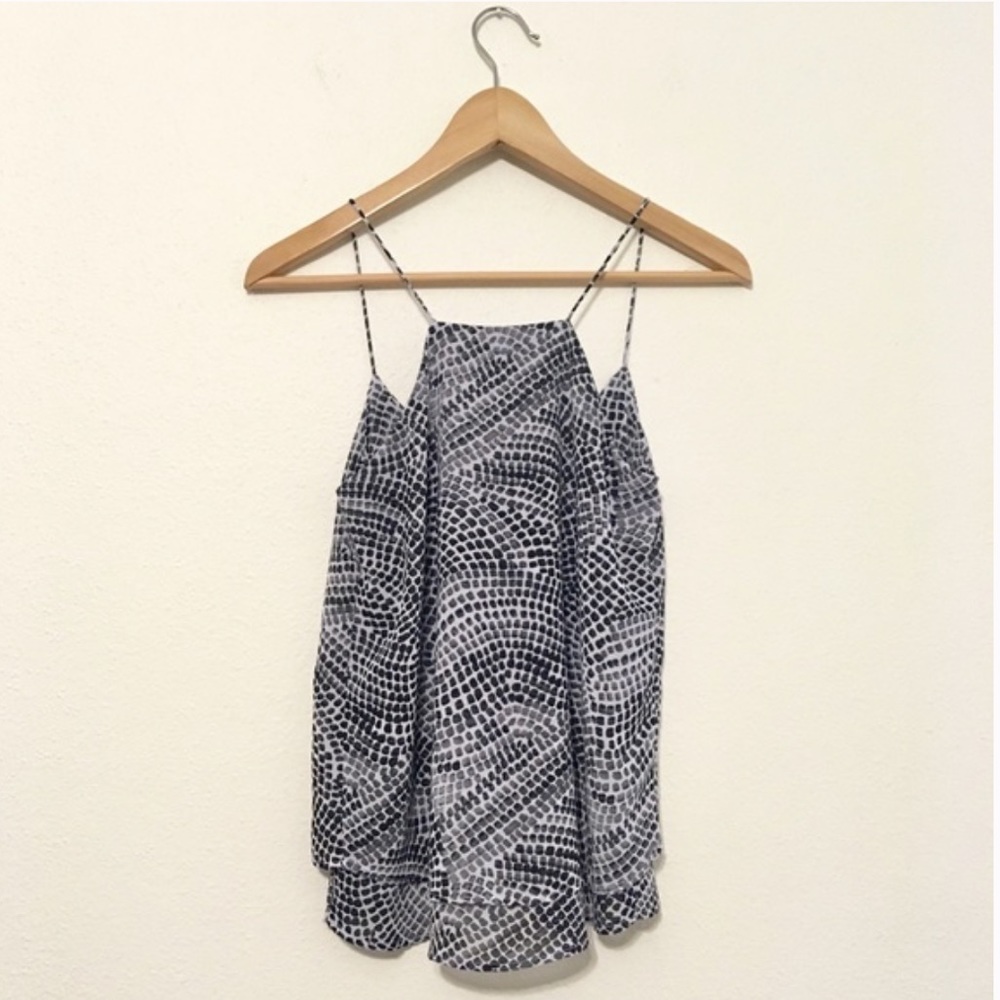 NWOT H&M White & Black Dot Print Tank - Picture 2 of 5